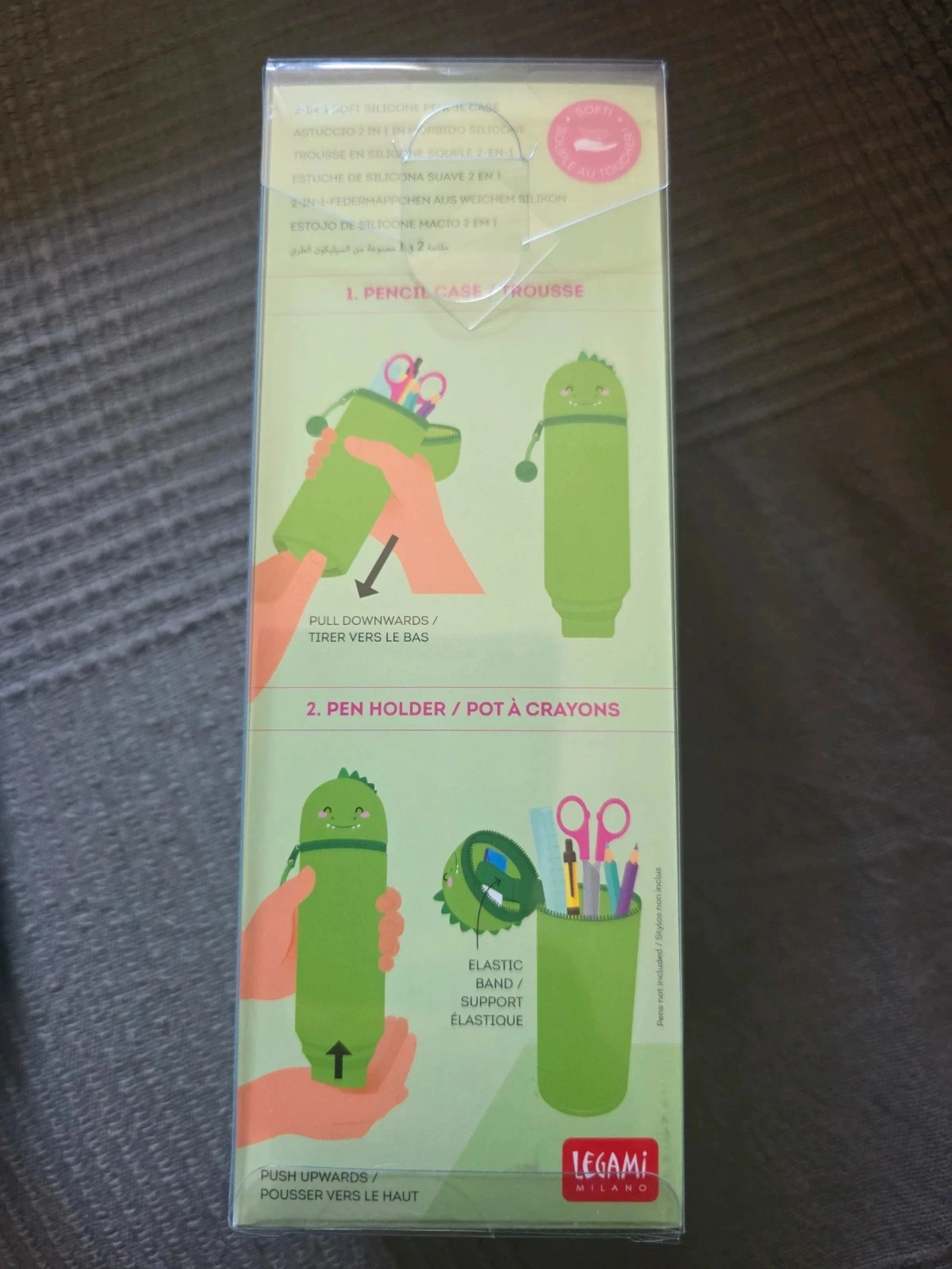Kawaï Dino Pencil Case Set - Legami and Djeco – photo 6